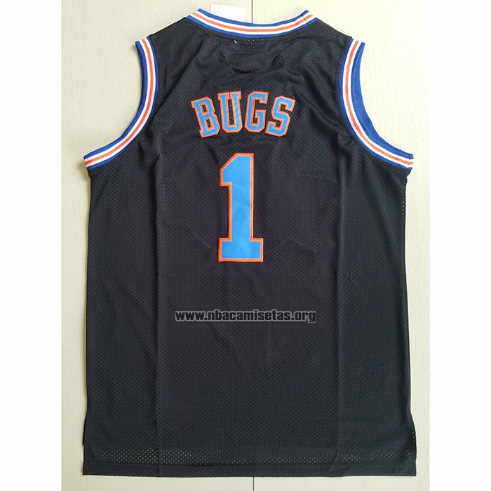 Camiseta Tune Squad Bugs Bunny NO 1 Negro